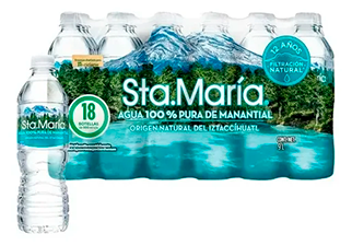 Sta. María Agua Natural 4L